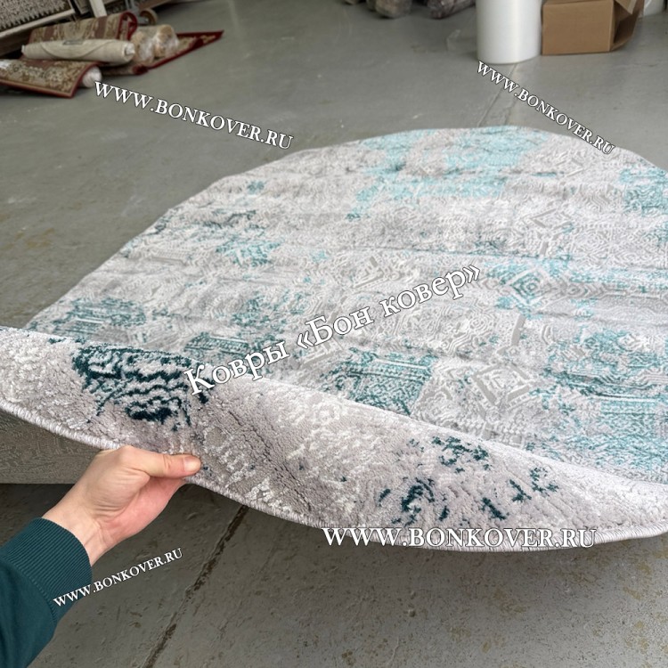 Современный Овальный Ковер для Гостиной Дизайн 04